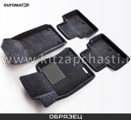 Коврики салона Euromat3D 3D Business текстильные (Euro-standart) Haval F7 (2019-2021)  EMC3D-001404